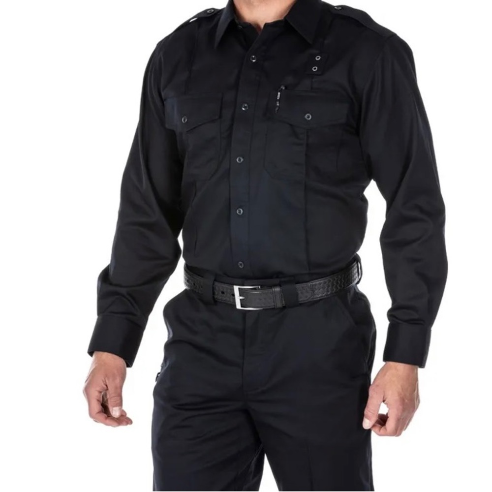 5.11 Tactical Series Men’s Taclite PDU Class B Black Shirt - Picture 9 of 9